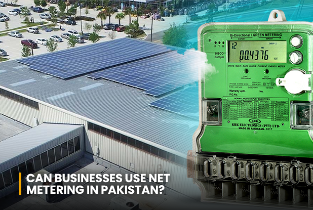 Can businesses use net metering in Pakistan