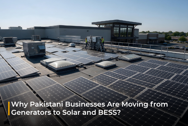 Why Pakistani Businesses Are Moving from Generators to Solar and BESS?